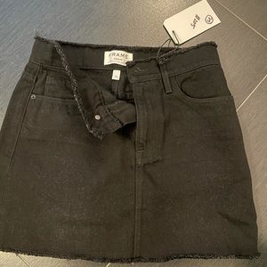 NEW WITH TAGS FRAME Jean skirt